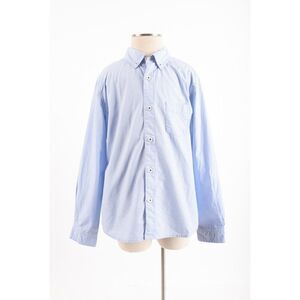 Massimo Dutti Boys Shirt Sz 5-6 yrs 110 cm Blue Long Sleeve Button Up NWT